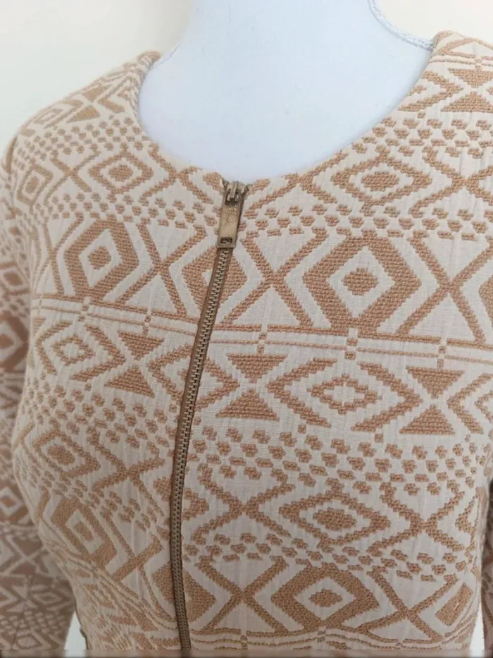 🧥 Veste ethnique zippée WE – Taille 36 (S) - photo numéro 3