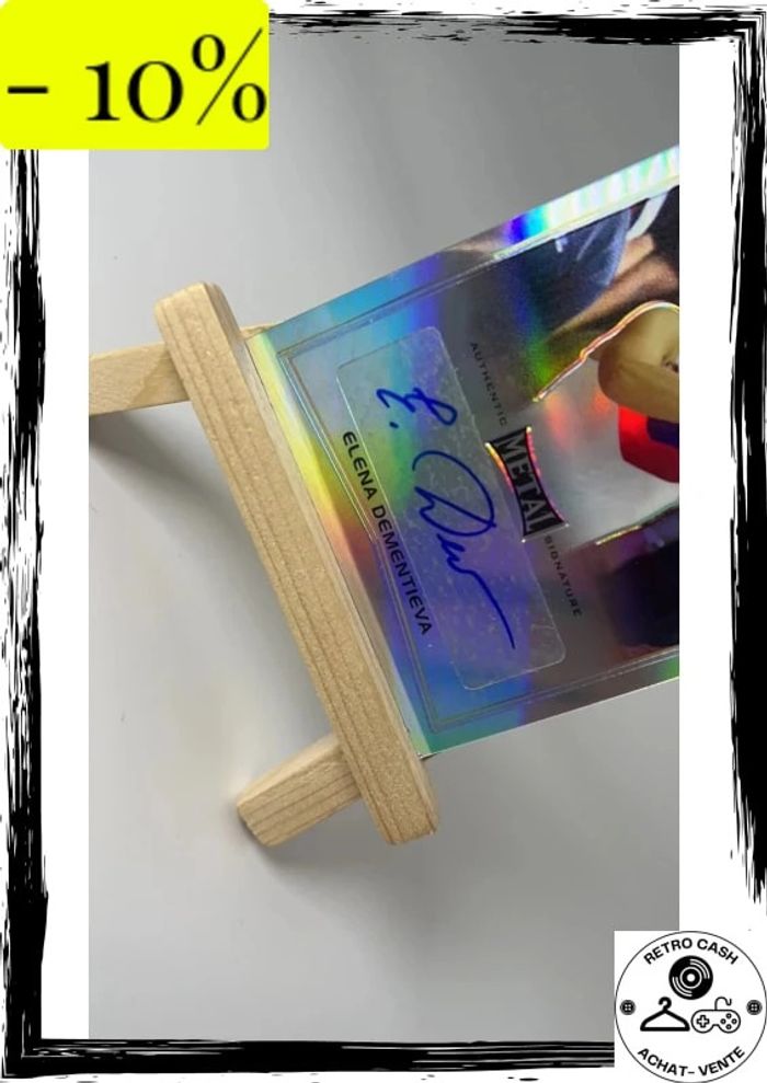 2016 Leaf Metal Elena Dementieva #BA-ED1 auto - photo numéro 3