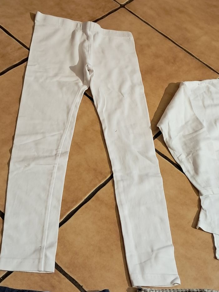 Lot de pantalons 7ans taille elastique fille - photo numéro 8