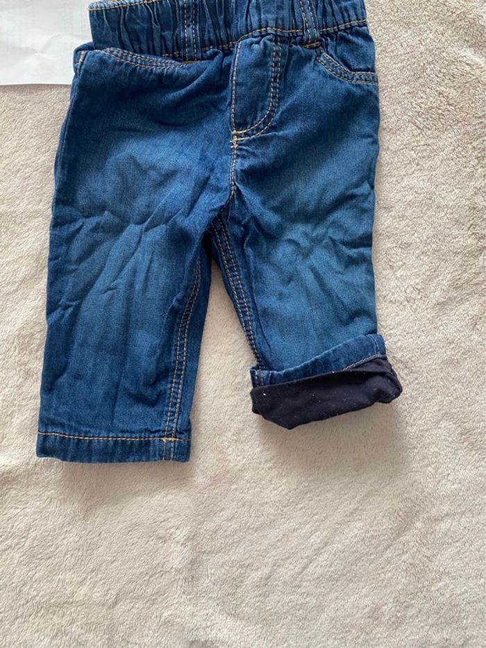 Lot de 2 pantalons doublés chaud - Tex et autre - 6 mois - TBE - photo numéro 8