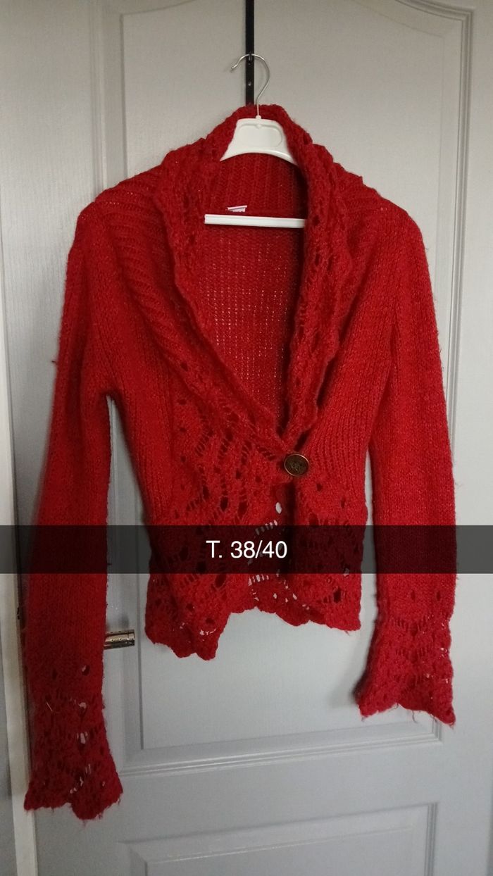 Gilet rouge 3 suisses