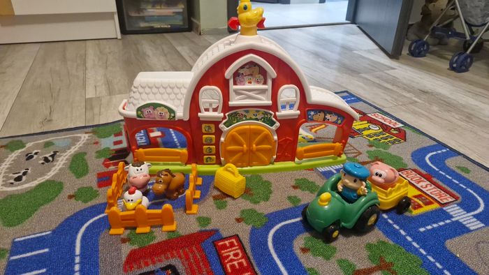 Jouet ferme avec animaux et tracteur - photo numéro 5