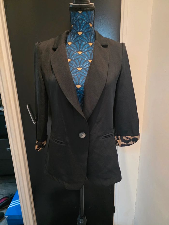 Blazer noir femme shein