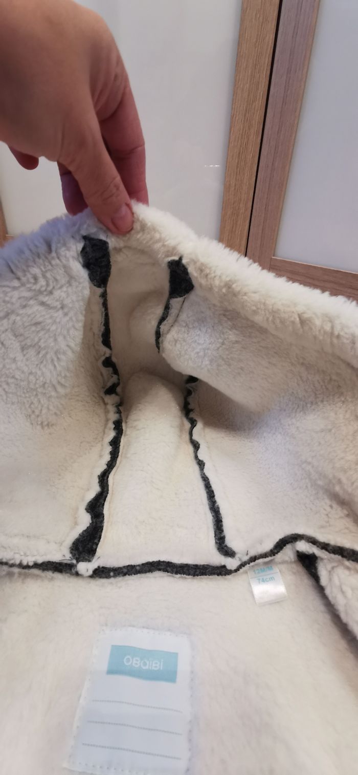 Manteau bébé fille 12 mois obaïbi - photo numéro 6