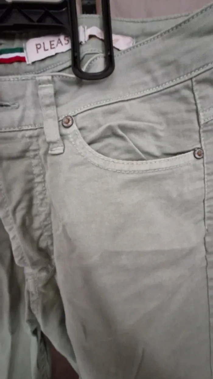Pantalon vert leger femme - photo numéro 3