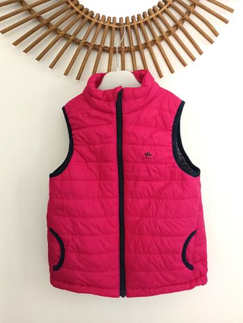 Doudoune sans manches rose quechua
