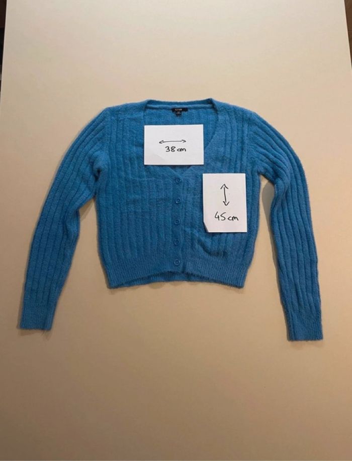 Gilet “Kiabi” bleu, taille 12ans (H*2) - photo numéro 2