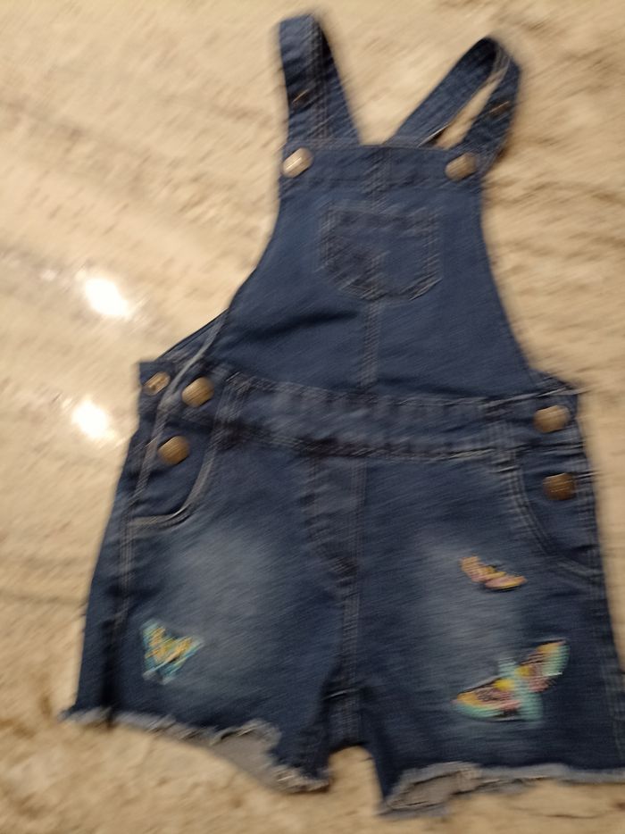 Salopette short en Jean Orchestra - photo numéro 3