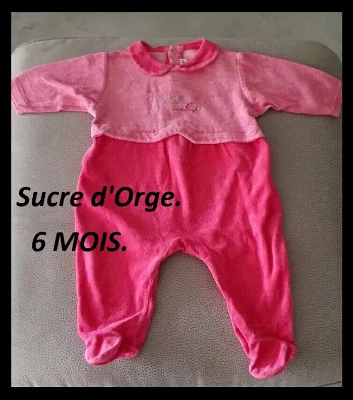 LOT vêtements filles automne, hiver, T: 6 - 9 mois - photo numéro 8