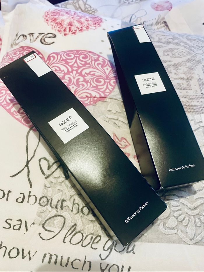 Lot de 2 diffuseurs  parfums senteurs avec bâtonnets maison nocibe