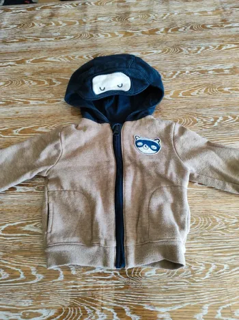🍁 veste zippée taille 6 Mois 🍁