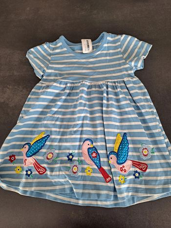 robe lignée oiseaux