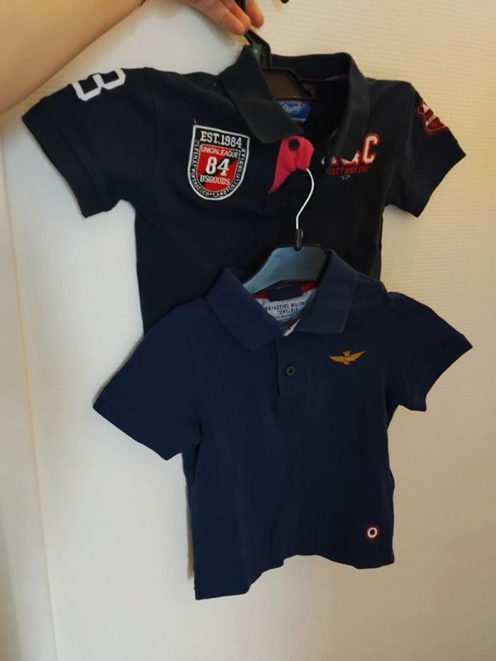 Lot polos techerts manches courtes garçon 5ans