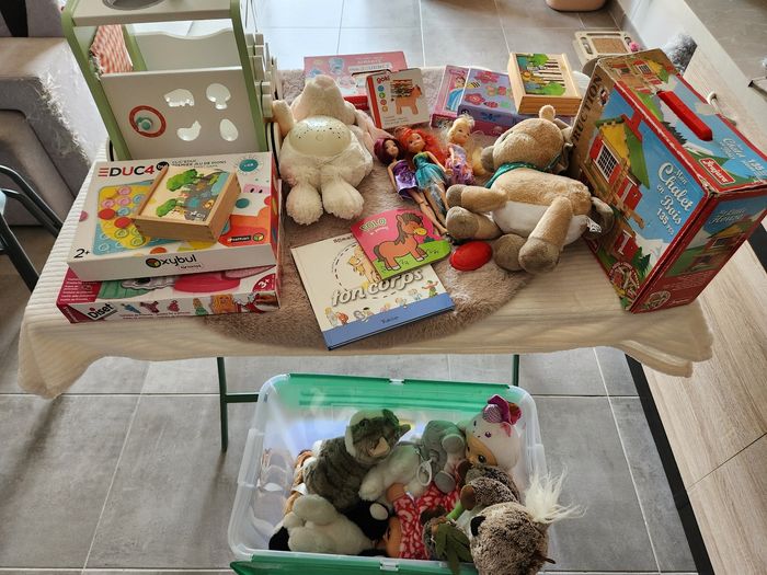 Gros lot jeux et livres