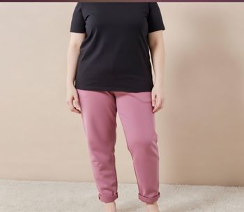 bas de jogging vieux rose taille 52