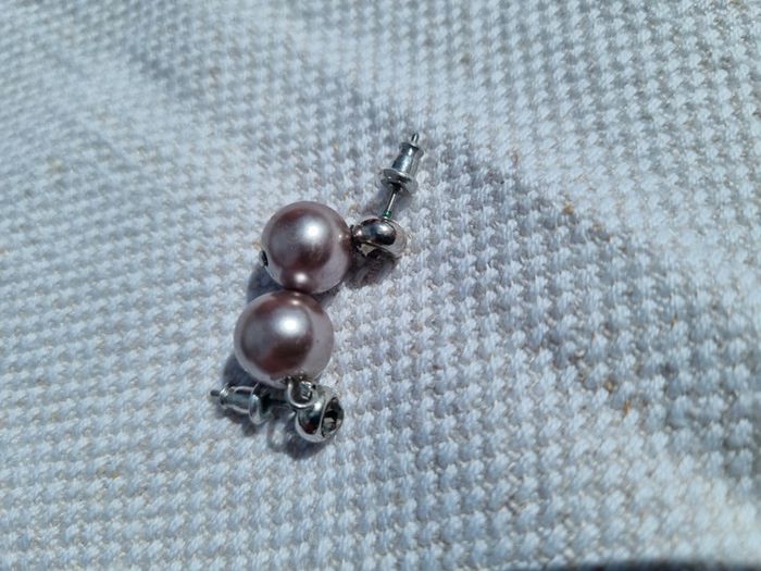 Paire de boucles d'oreilles perles tombantes