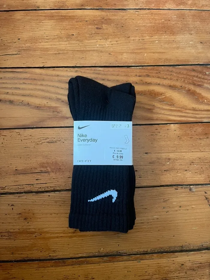 Lot de chaussette Nike noir