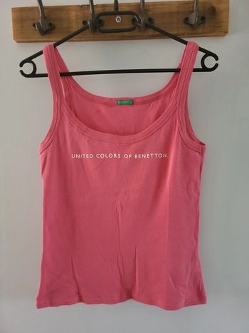 United colors of benetton débardeur rose 38 M