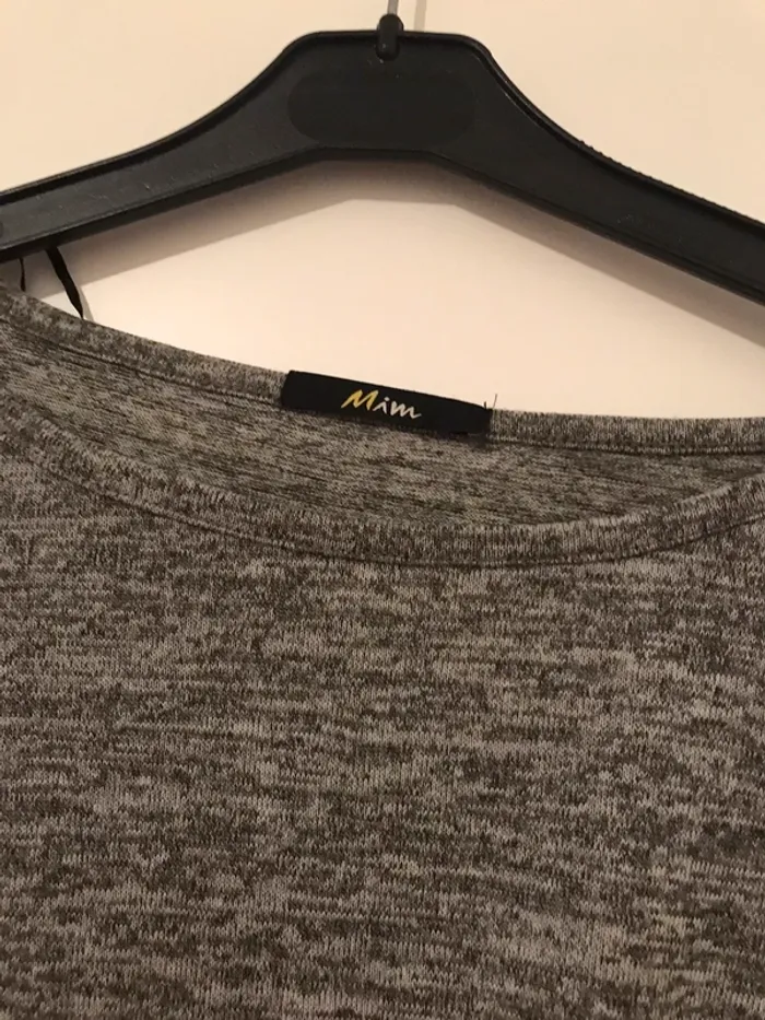 Pull gris chiné Mim - photo numéro 3