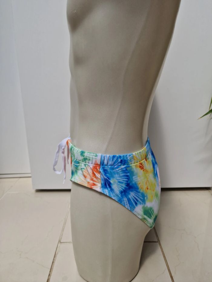 Slip De Bain Maillot De Bain Tie Dye Multicolore Taille XL - photo numéro 4