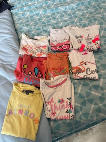 8 t-shirt 4 ans