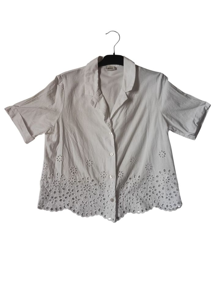 Chemisier oversize dentelle taille 34
