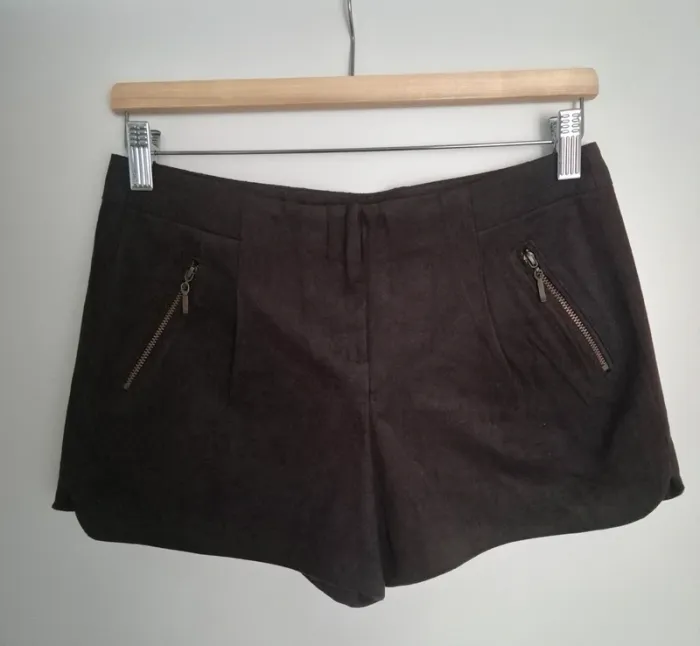 Short bordeaux suédine - Camaïeu