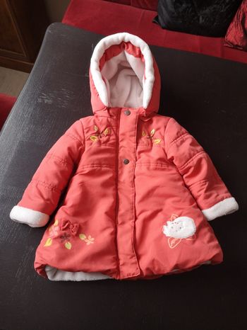 Blouson couleur corail 