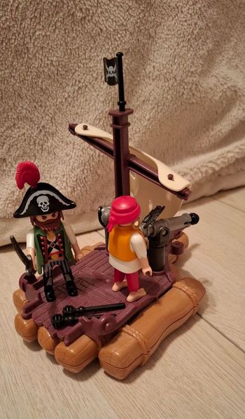 Radeau avec pirates des ténèbres Playmobil