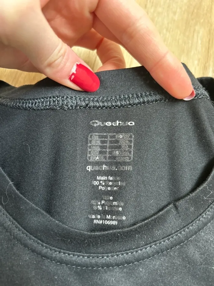 T-shirt quechua noir homme - photo numéro 4