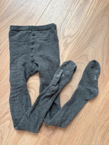 Collant chaud gris anthracite fille 35/38 orchestra