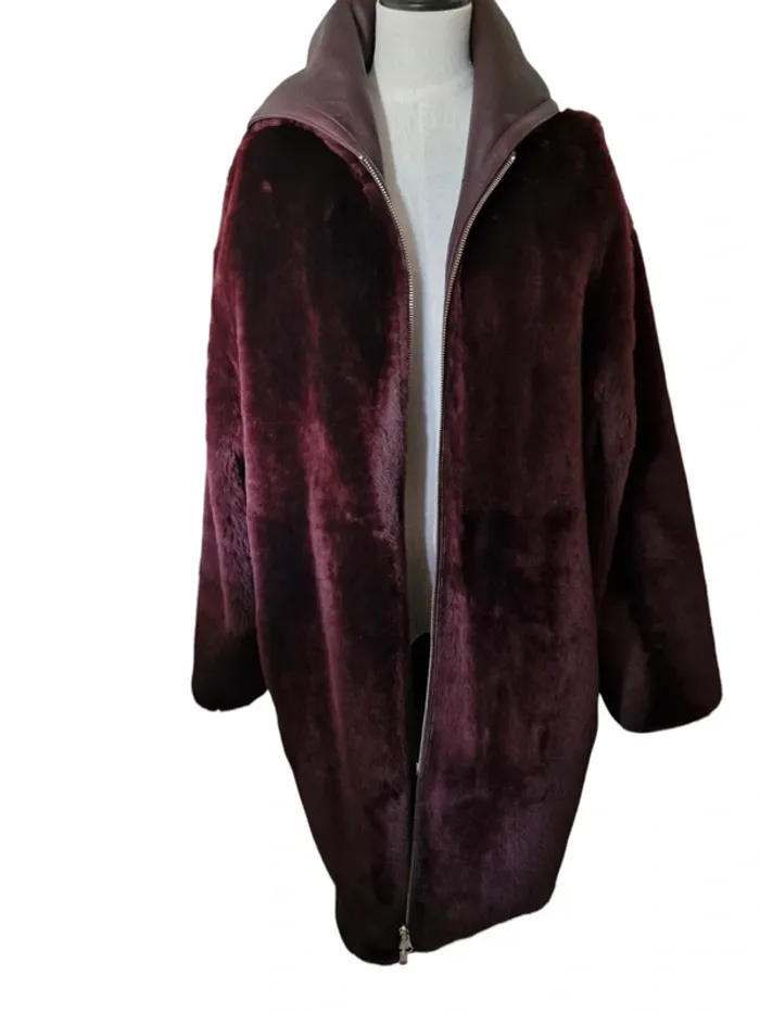Manteau mi‑long réversible Zapa – modèle Milor