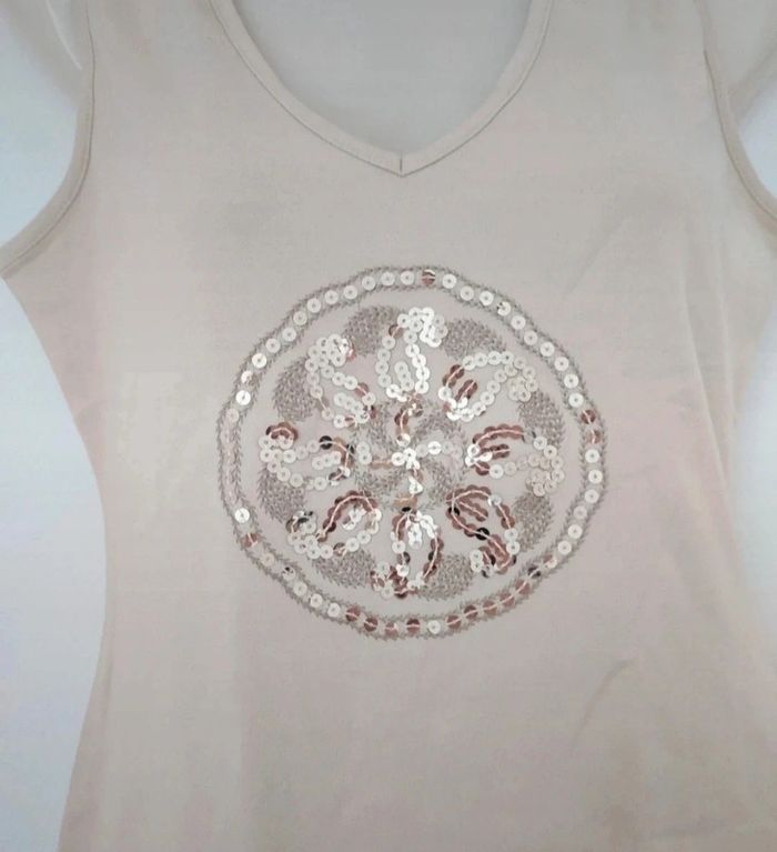 Débardeur a strass femme - photo numéro 4