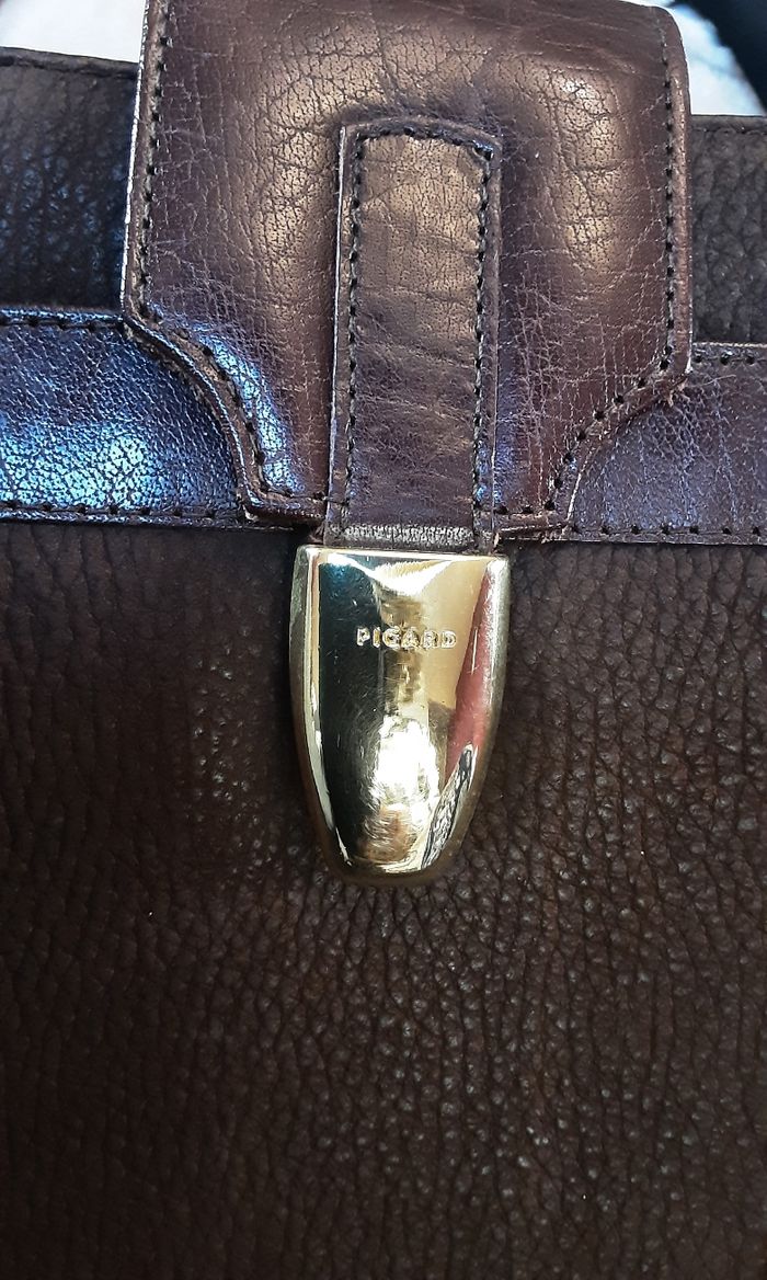 Sac à main bandoulière marron pour femme Picard - photo numéro 3