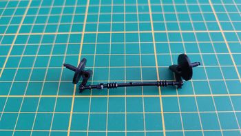 Axe de roue avant pièce détachée miniature Bburago Burago Jaguar type E 1961 1/18 1/18e 1/18ème #C35