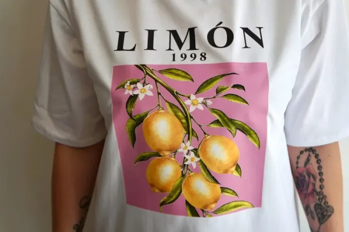 T shirt limon cello - photo numéro 2