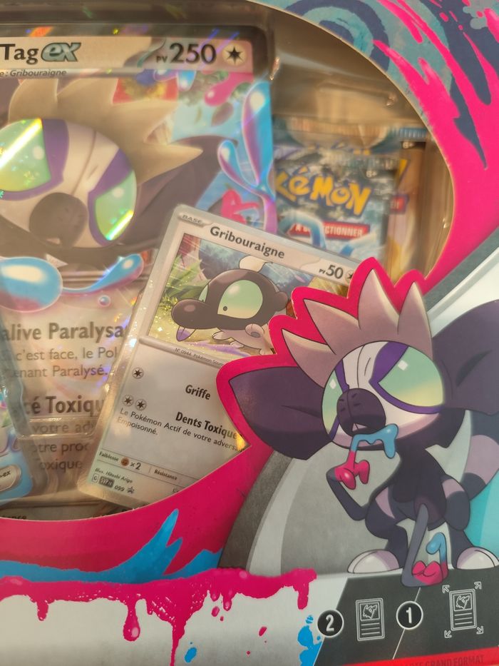 Coffret Tag Tag ex boosters cartes Pokémon origine perdue faille paradoxe forces temporelles - photo numéro 4