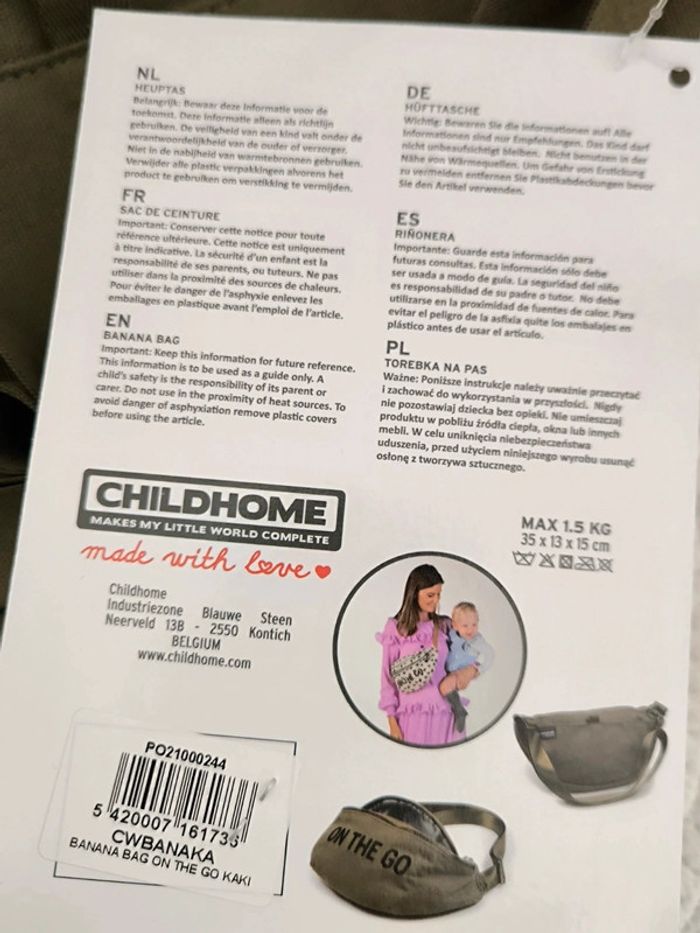 Sac banane childhome neuve étiquetée - photo numéro 3