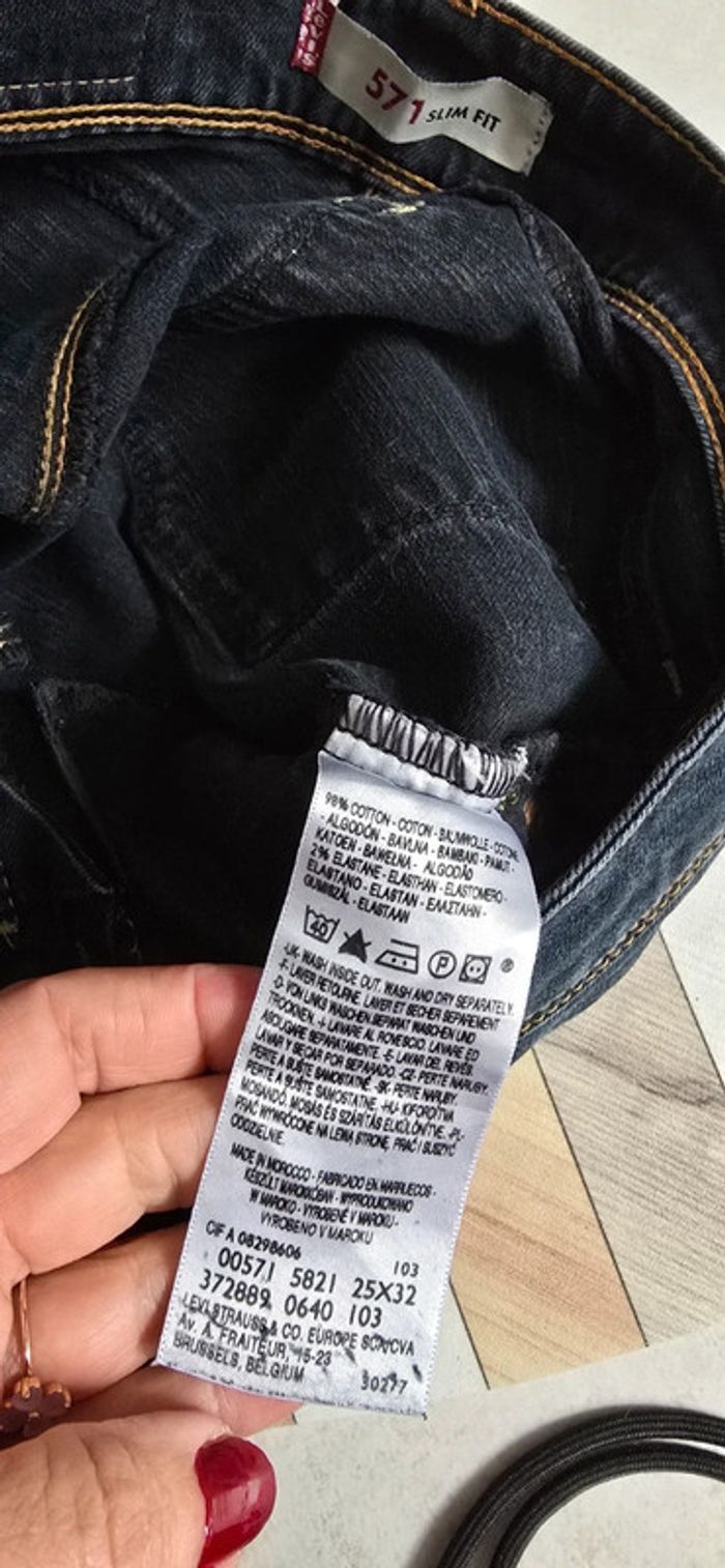 Jeans Levi's 571 Slim Fit Authentique - photo numéro 10