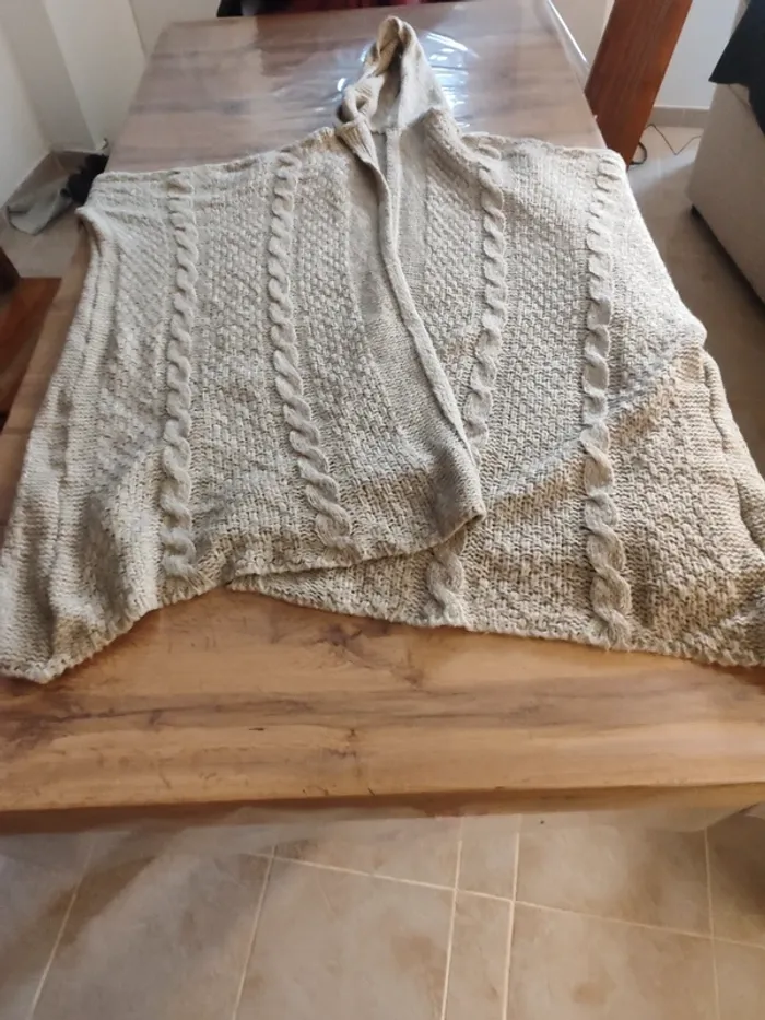Gilet long beige Kalifornia Dream