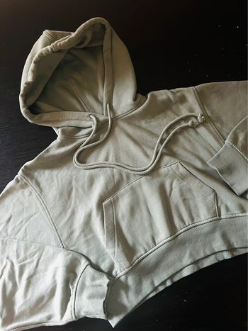 Sweat à capuche kaki - Zara