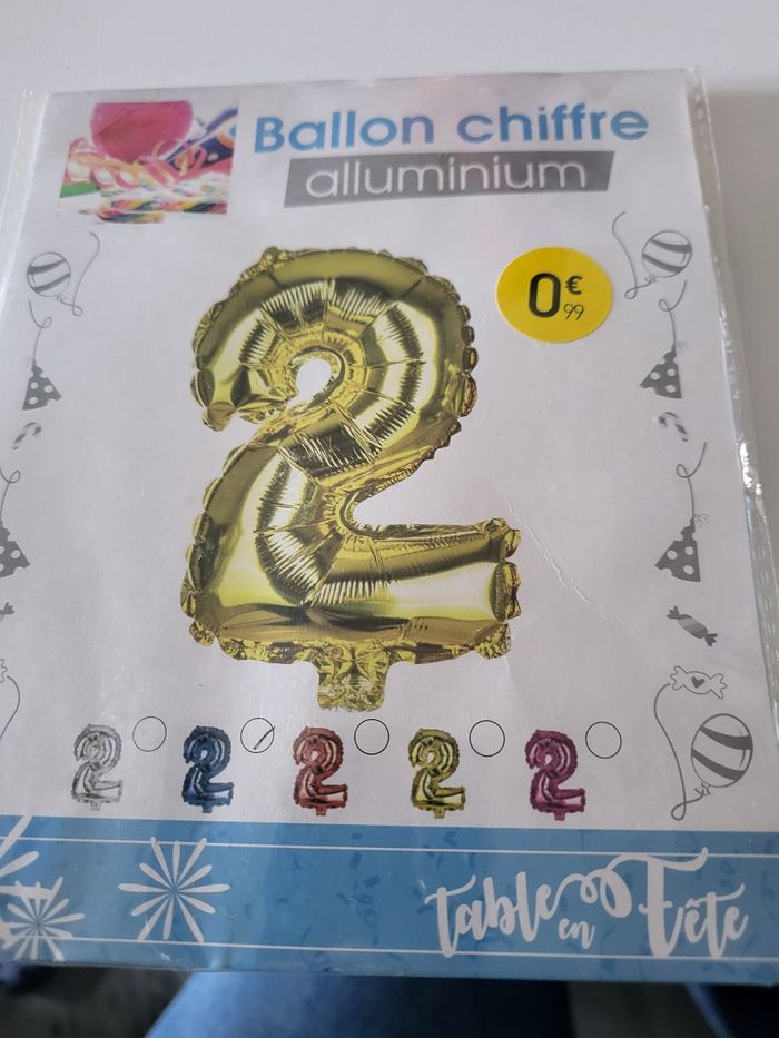 Ballon anniversaire 2ans