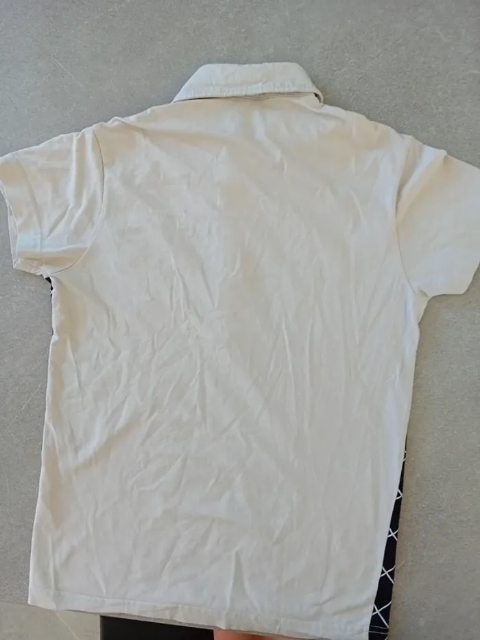 Polo noir et blanc rayé taille S/36 - photo numéro 5