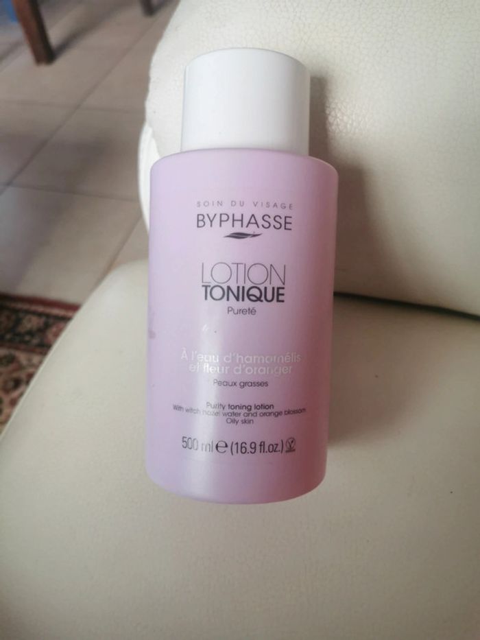 Lotion visage grand format Byphasse neuf hamamélis fleur d oranger