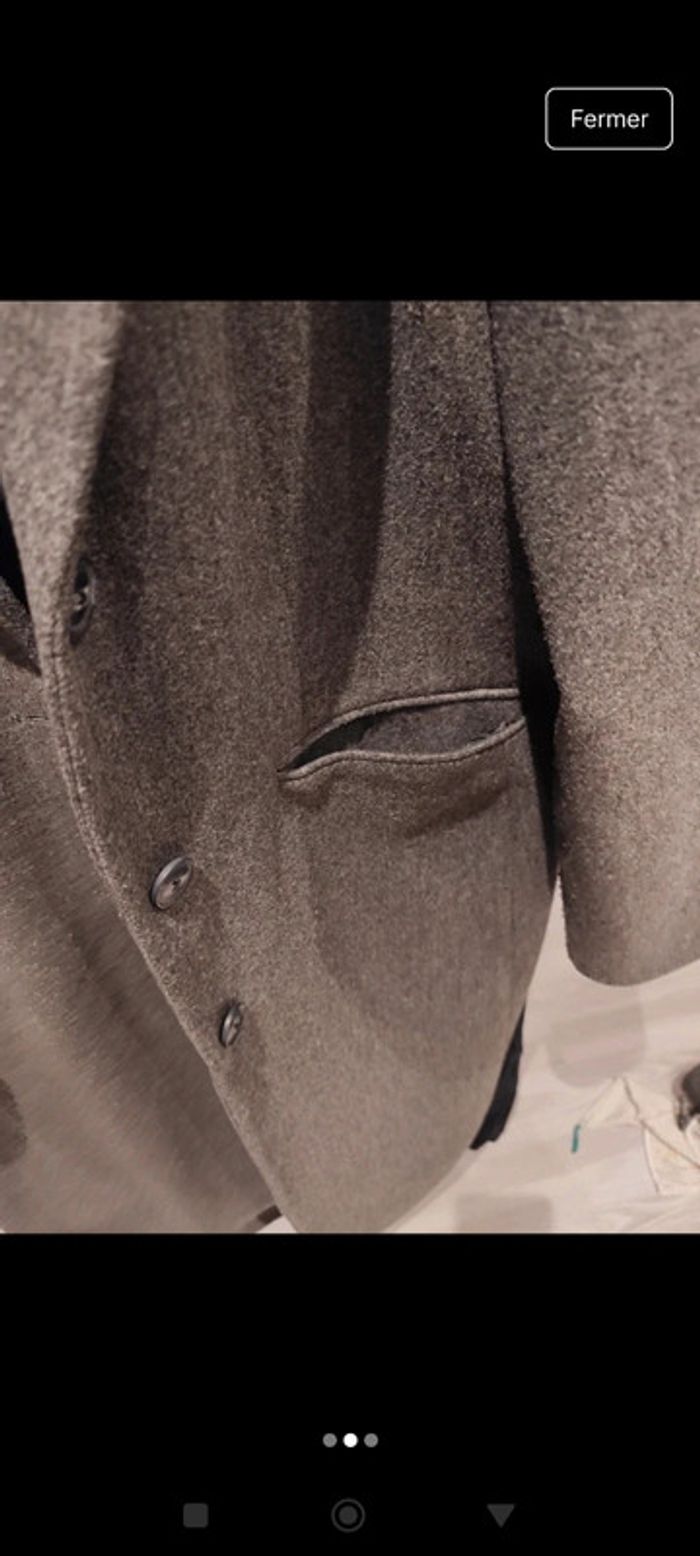Manteau long gris anthracite Vero Moda - photo numéro 2