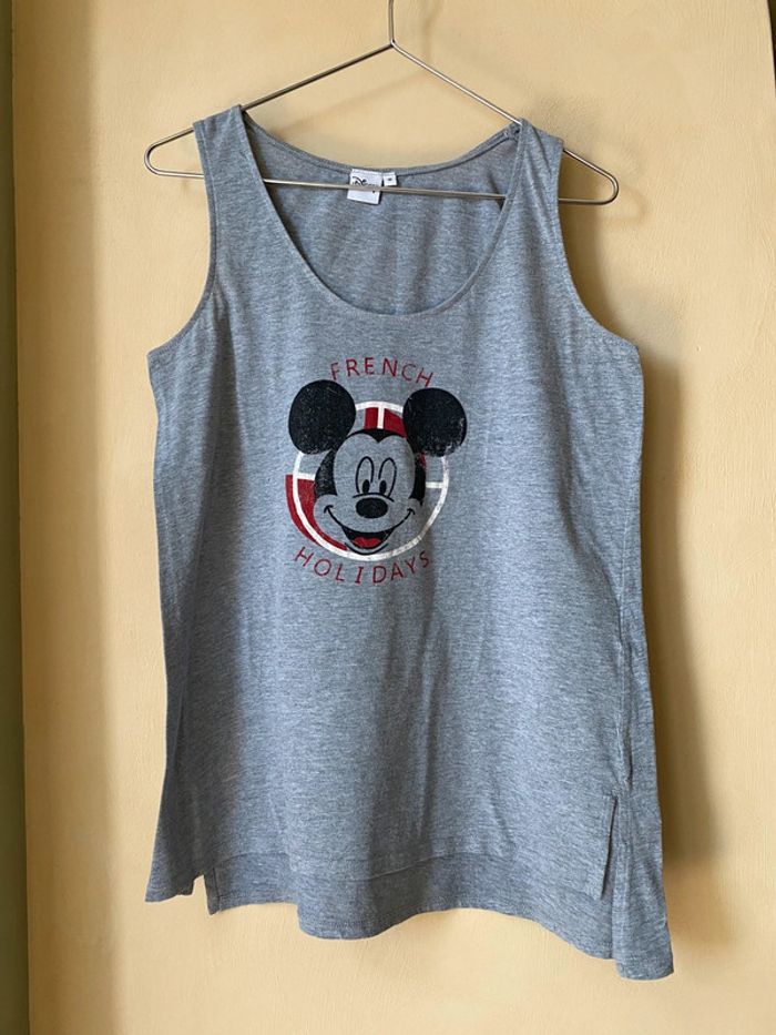 Débardeur gris Mickey Disney M - photo numéro 3