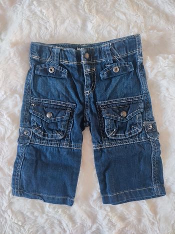 Jeans bleu avec poches devant vertbaudet taille 6 mois