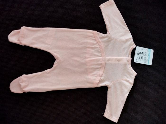 pyjama bébé tic et tac rose disney 1 mois - photo numéro 3