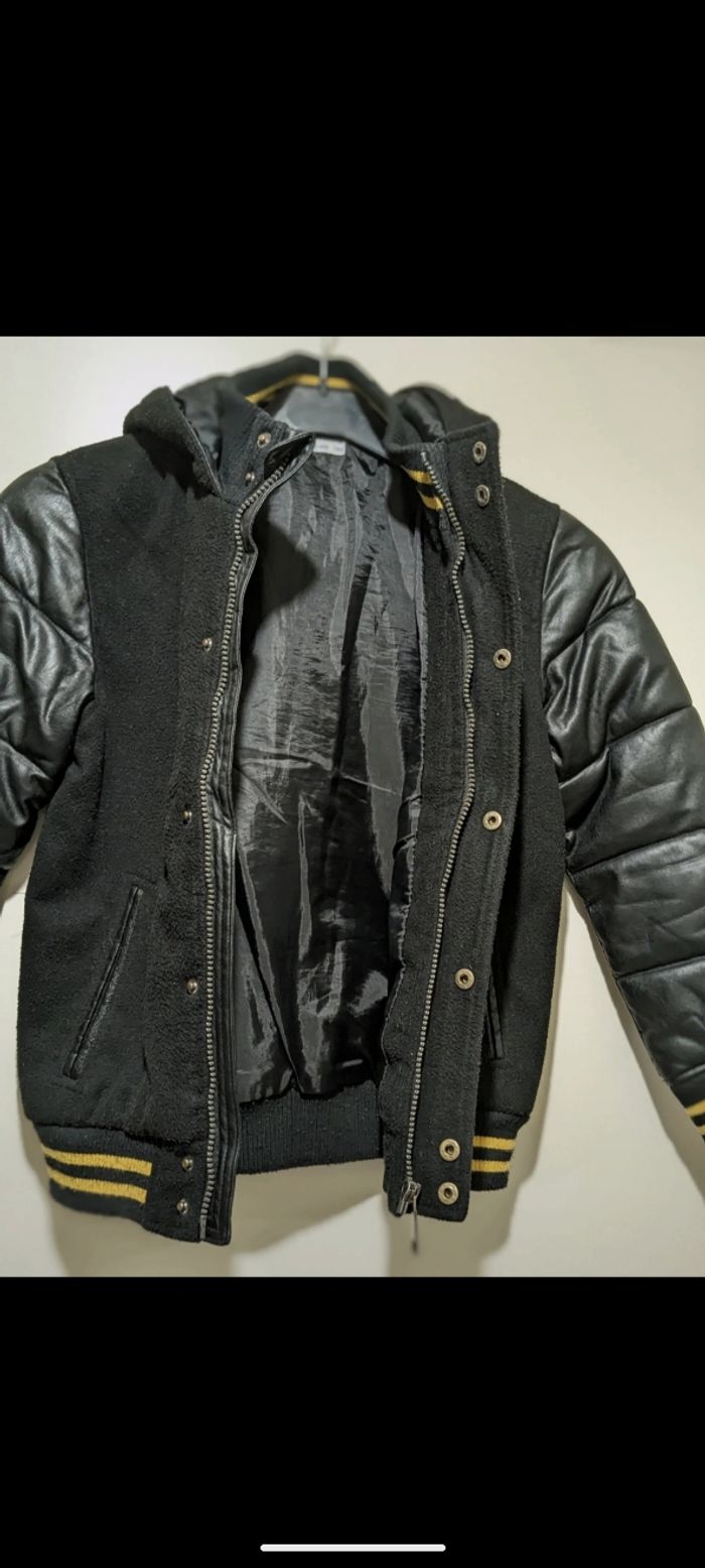 Blouson Teddy Blog by Gemo noir. Taille 10 ans - photo numéro 5