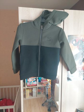 Veste zippée garçon 5 ans
